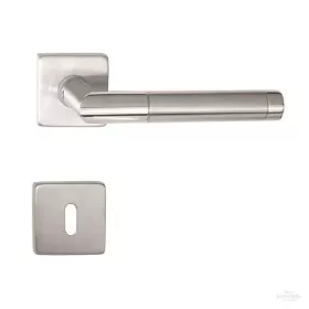   PANAMA króm-inox négyzetrozettás beltéri ajtókilincs (BB)