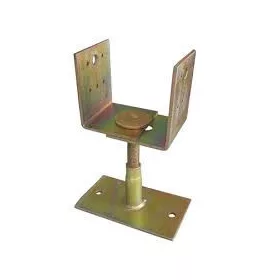   70 - 140 mm-ig Állítható Oszloptartó U-forma, talpas, horganyzott