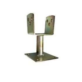   80 mm Oszloptartó U-forma, horganyzott, készbetonra szerelhető