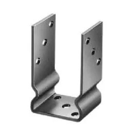   71 mm Oszloptartó S-U-forma, horganyzott, készbetonra szerelhető