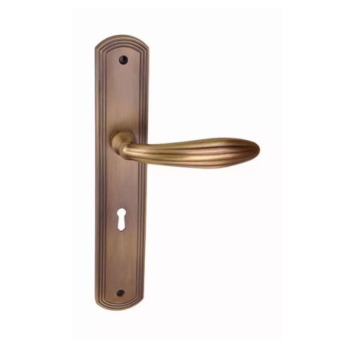 CORDOBA súrolt bronz hosszúcímes beltéri ajtókilincs (PZ) (90 mm)