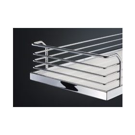   Kesseböhmer DISPENSA ARENA classic beakasztható polc, króm/hófehér, 150 mm