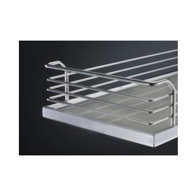   Kesseböhmer DISPENSA ARENA classic beakasztható polc, ezüst/szürke, 200 mm