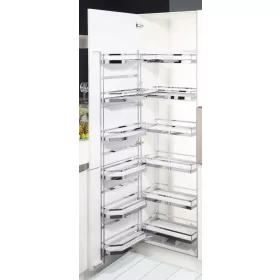   Kesseböhmer TANDEM I ARENAplus style komplett szett, króm/hófehér, 1700 mm, 450 mm