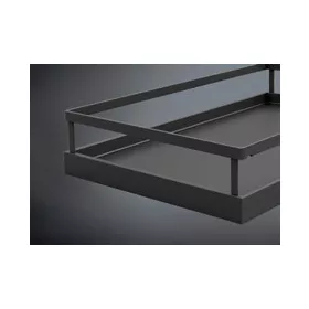   Kesseböhmer TANDEM I ARENAplus style komplett szett, anracit, 1700 mm, 600 mm