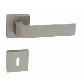   CINTO nikkel perla négyzetrozettás beltéri ajtókilincs (BB)