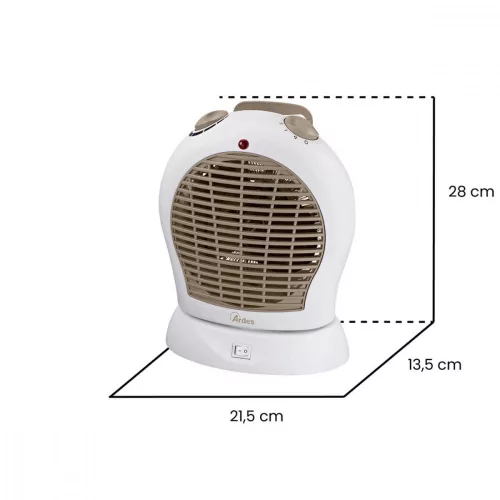 ARDES 4f03os ventilátoros hősugárzó