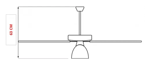 ARDES 5a120l mennyezeti ventilátor 120 cm