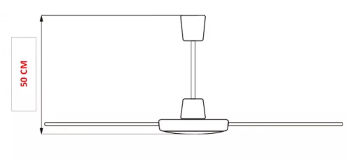 ARDES 5a90 mennyezeti ventilátor 90 cm