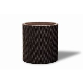 Keter Cylinder M virágcserép, barna