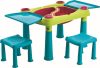 Keter Creative Play Table kreatív asztalka két  székkel , türkizkék/zöld