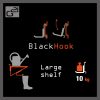 G21 felfüggesztési rendszer BlackHook large shelf 60x40x17 cm