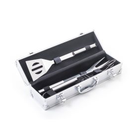 G21 grillező eszközkészlet, 3 db, alumínium bőrönd