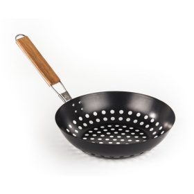 G21 grillező eszköz - grillserpenyő kerek tapadásmentes felülettel