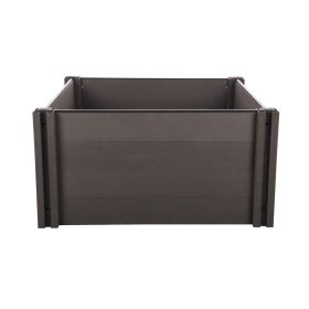 G21 Crop magaságyás 106 x 106 x 54, WPC, Ében