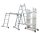 G21 GA-G21-SZ 4x3-3,7M többfunkciós létra, alumínium
