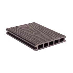 G21 kültéri burkolólap 2,5 x 14,8 x 400 cm, Dark Wood, WPC