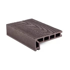 G21 kültéri elzáró burkolólap, 2,5 x 14 x 400 cm, Dark Wood, WPC