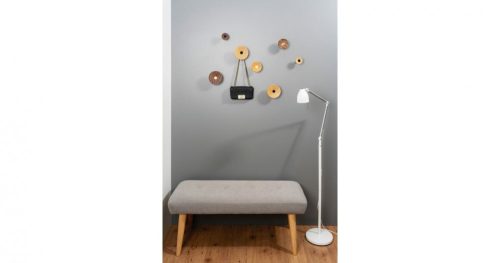 VIEFE zoot gomb fogas, Matt fekete + Dió NM217, 90 (átmérő)mm