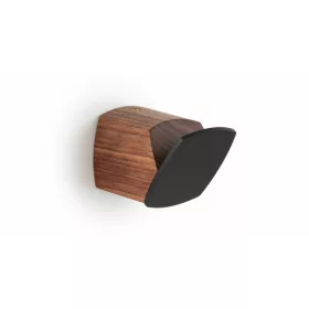   VIEFE megg fa-fém fogas, Csiszolt láva szürke - Dió   NM2717, 45mm