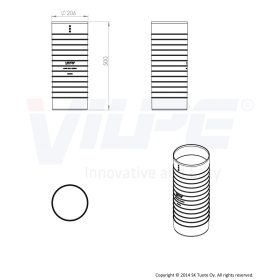 vilpe® ross fali átvezető hüvely - a készlet erejéig!