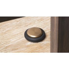   VIEFE low 48mm ajtóütköző, Csiszolt pezsgő L618, 48 (átmérő)mm