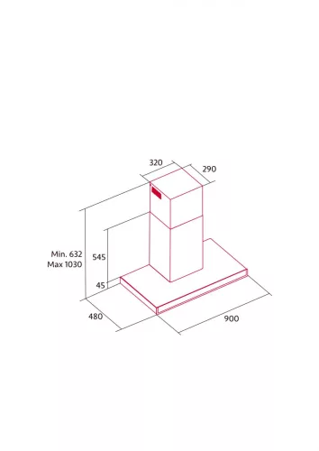 NODOR páraelszívó norbreeze slim 90 bk hob2hood