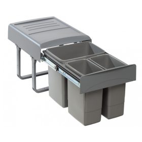   EKOTECH beépíthető hulladékgyűjtő mega 40 - 1x15 liter+2x7 liter