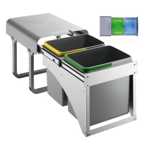   EKOTECH beépíthető hulladékgyűjtő ekko front 40 - 2x16 liter