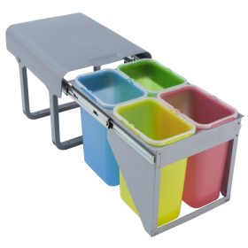   EKOTECH beépíthető hulladékgyűjtő ekko front 40 - 4x8 liter