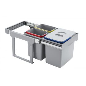   EKOTECH beépíthető hulladékgyűjtő ekko easy 40 - 1x16 liter+2x8 liter