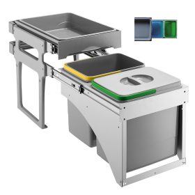   EKOTECH beépíthető hulladékgyűjtő tank front 40 - 2x16 liter