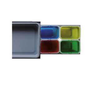   EKOTECH beépíthető hulladékgyűjtő tank front 40 - 4x8 liter