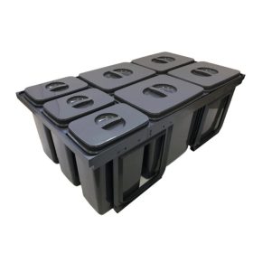   EKOTECH beépíthető hulladékgyűjtő jazz 90 - 4x15 liter+3x7 liter