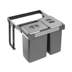   EKOTECH beépíthető hulladékgyűjtő free jazz short 60 - 2x15 liter