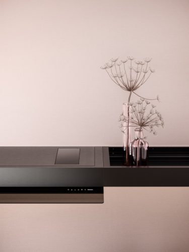 FALMEC páraelszívó shelf 120 cm fekete motor nélküli