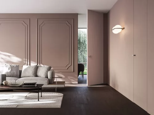 ECLISSE Syntesis Line Battente tapétaajtó - fém vázszerkezet + ajtólap + kiegészítők