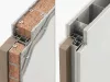 ECLISSE Syntesis Line Battente tapétaajtó - fém vázszerkezet + ajtólap + kiegészítők
