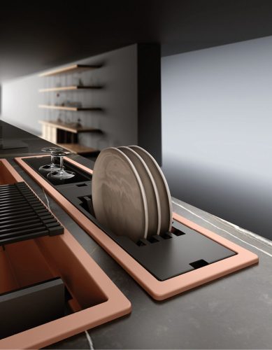 ELLECI mosogatótálca dialogo 360 workstation k83 cavern clay