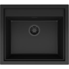   ELLECI mosogatótálca sintesi 105 k86 black fekete tartozékokkal