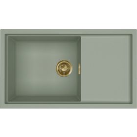   ELLECI mosogatótálca sintesi 410 k82 sage green arany tartozékokkal