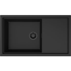   ELLECI mosogatótálca sintesi 410 k86 black fekete tartozékokkal