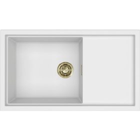   ELLECI mosogatótálca sintesi 410 k96 white arany tartozékokkal