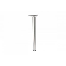   GTV Asztalláb NM-A60, 60 mm, matt nikkel / szatén, állítható (+30 mm), 710 mm