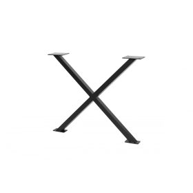 GTV Asztalláb INDUSTRIA-X20, 710 mm, 820 mm, 20 mm, fekete