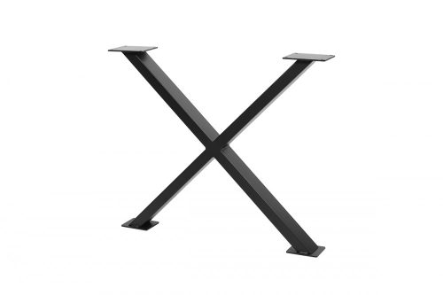 GTV Asztalláb INDUSTRIA-X40, 710 mm, 820 mm, 40 mm, fekete