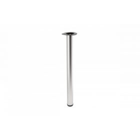   GTV Asztalláb NM-S60, 60 mm, matt nikkel / szatén, állítható (+20 mm), 710 mm