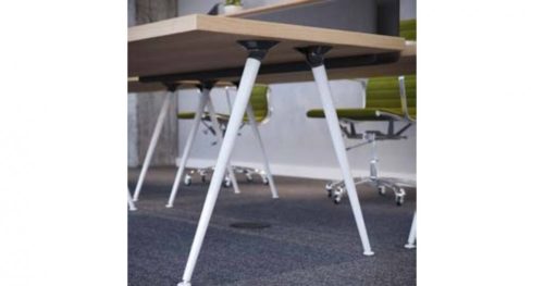 GTV Asztalláb ferde NM-X-LINE40, 710 mm, 40 mm, állítható (+5 mm), Króm