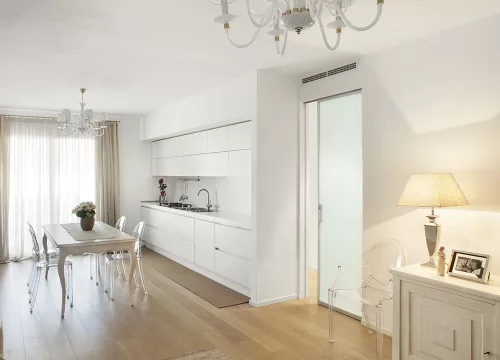 ECLISSE SYNTESIS LINE egyszárnyú tolóajtó kőműves falhoz 11 cm-es falvastagsághoz (60×200 cm)