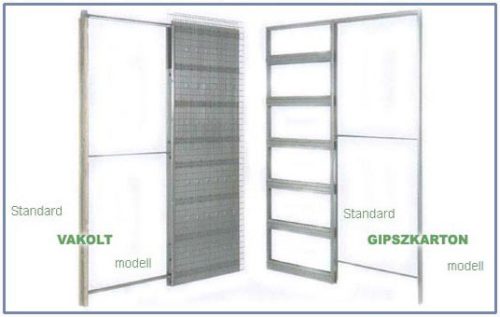 ECLISSE SYNTESIS LINE ESTENSIONE kétszárnyú tolóajtó gipszkarton falhoz 10 cm-es falvastagsághoz (60×200 cm)